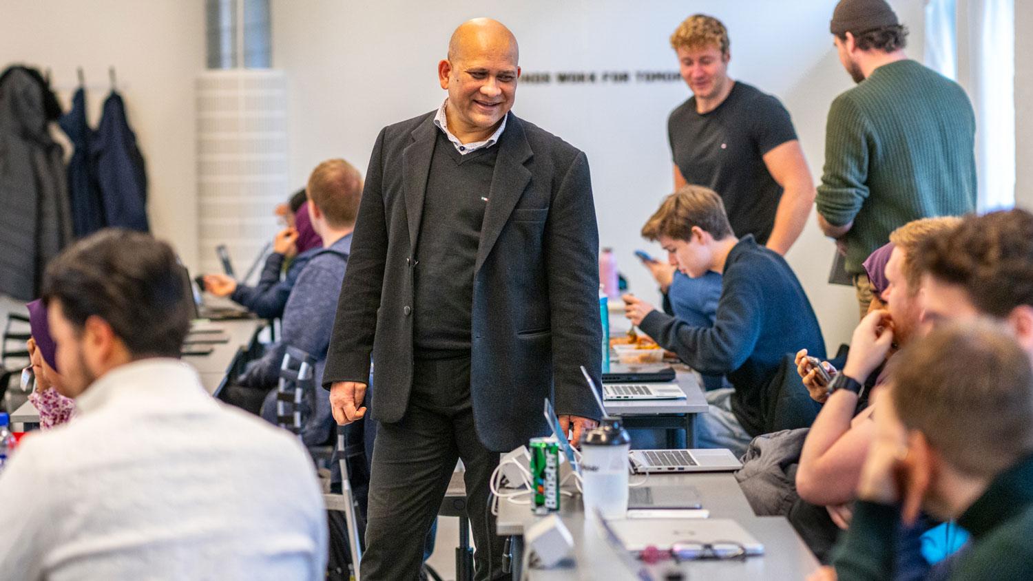 AAUBS researcher. Photo: Per Bille